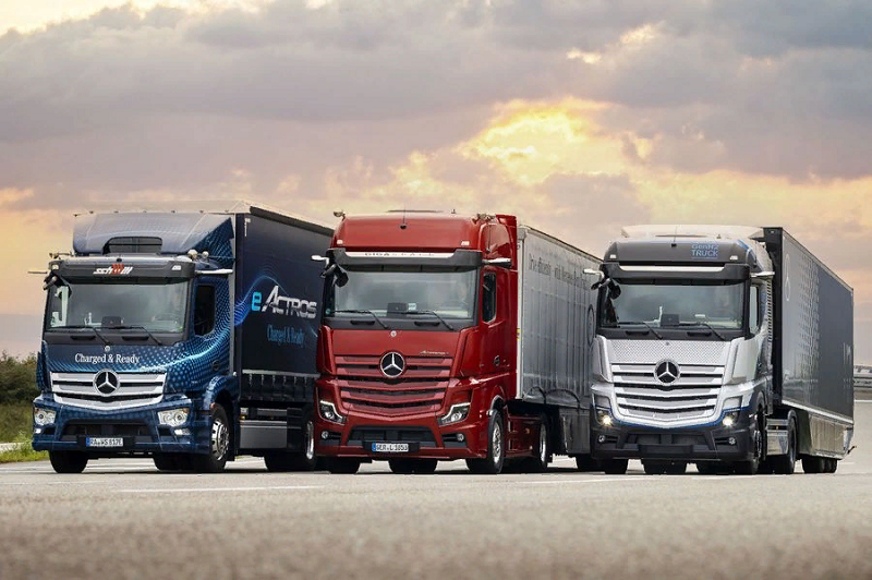 novyye gruzoviki ot kompanii Daimler Truck